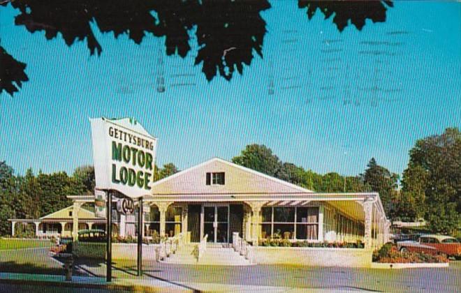 Pennsylvania Gettysburg Motor Lodge 1962