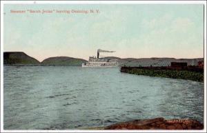 Steamer Sarah Jenks leaving Ossining NY