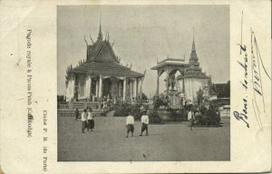 indochina, Cambodia, PHNOM PENH, Pagode Royale (1907) Postcard