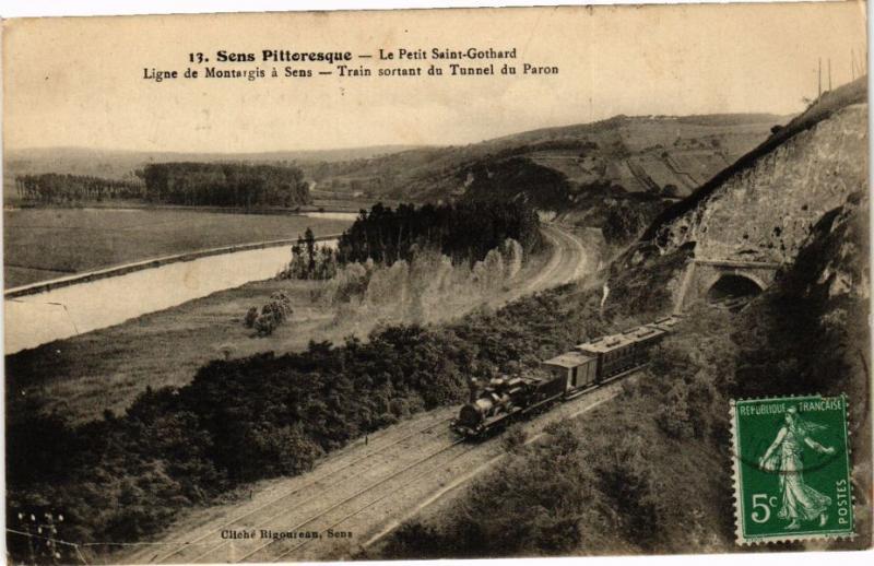 CPA Sens Pittoresque-Le Petit St-Gothard Ligne de MONTARGIS a Sens (266082)