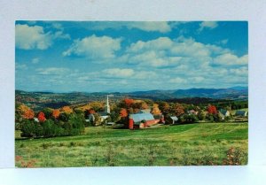 Peacham Vermont Autumn Postcard 
