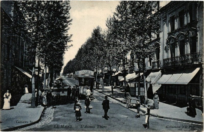 CPA LE MANS - L'Avenue Thiers (299401)