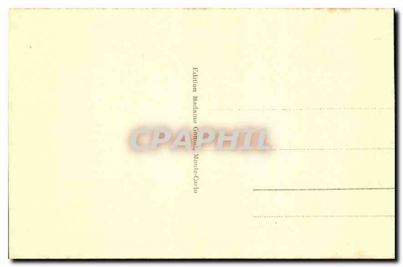 Old Postcard Monte Carlo Casino Terraces