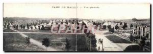 Old Postcard CARD DOUBLE Militaria Mailly the Camp General view