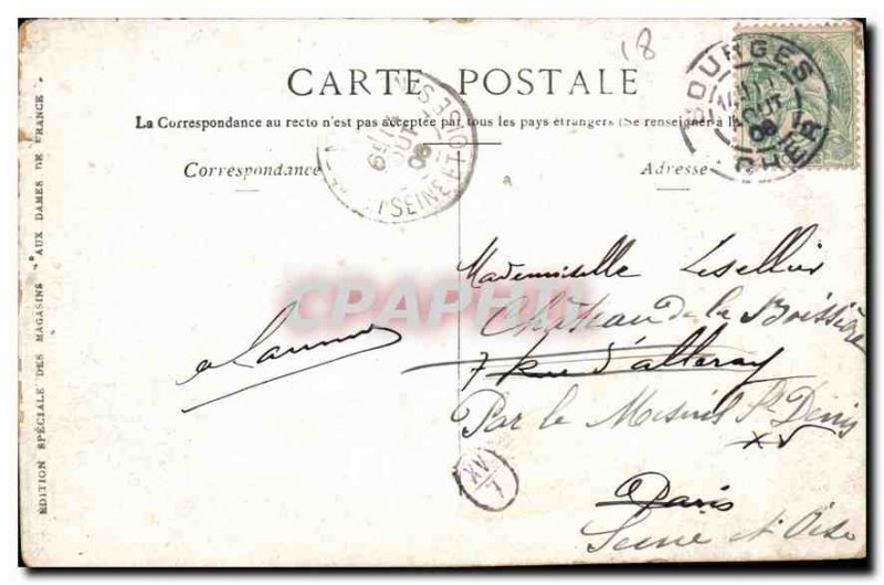 Old Postcard Bourges La Cathedrale