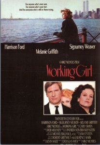 Postcard Movie - Working Girl - Melanie Griffith Harrison Ford Sigourney Weaver