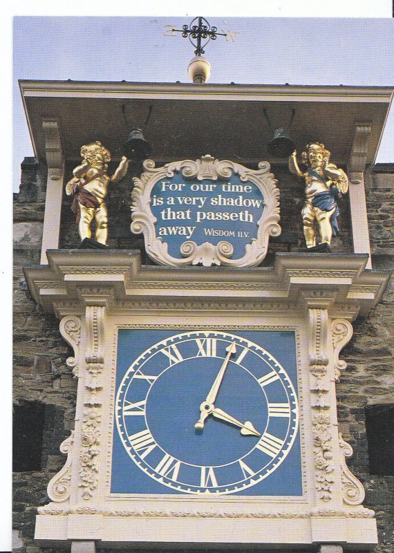Sussex Postcard - Rye, St Mary's Church Clockface and Quarter Boys  AB2144