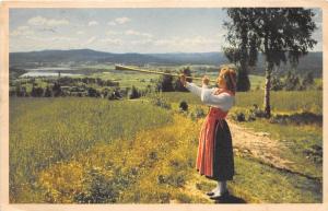 BF34033 sweden flicka med naverlur  types  front/back scan