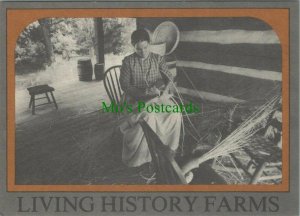 Farming Postcard - Living History Farms, Rye Straw Baskets, Oak Grove..RR10884