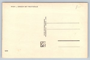 Vienna  Austria   Graben Mit Pestsaule  Postcard