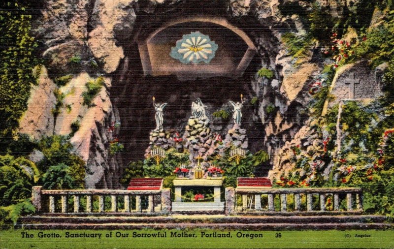Oregon Portland Sanctuary Of Our Sorrowful Mother The Grotto