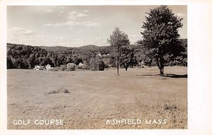 Golf Course Real Photo - Ashfield, Massachusetts MA