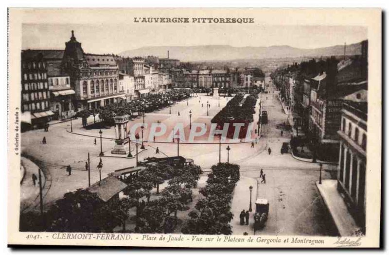 Clermont Ferrand - View Plateau Gergovin - Old Postcard