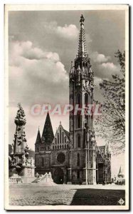 Old Postcard Budapest Koronazo templom Krönungs Kirche Church couronement Co...