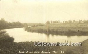 Real Photo, Sandy River - New Sharon, Maine ME  