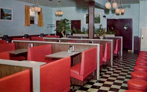 Middleton, Nova Scotia, Canada - The interior of the Eisner's Restaurant - 1950s