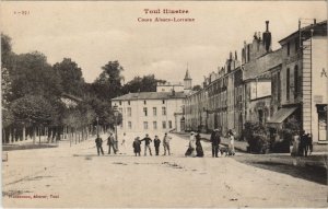 CPA TOUL Cours Alsace-Lorraine (999943)