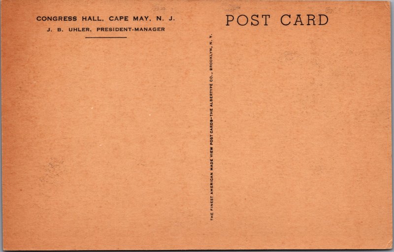 Congress Hall Cape May, NJ four Acres of Cool Ocean Front.