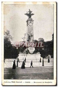 Paris - 1 - Monument Gambetta - Collection Diary - Old Postcard