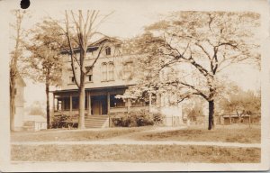 House in New Jersey NJ (Newark ??) Basil Kusiw's ?? Home Real Photo Postcard G91