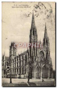 Old Postcard Rouen Eglise Saint Ouen