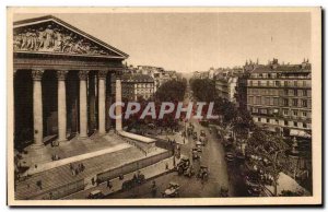 Paris - 8 - The Madeleine and Boulevard de la Madeleine - Old Postcard