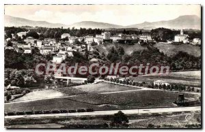 Old Postcard Panorama of Cambo les Bains view from the property of Celhaya