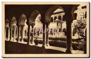 Around Saint Raphael Old Postcard The Cloister Frejus