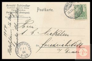 German Reichspost Postcard