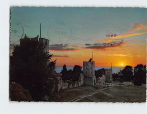 Postcard Visby i solnedgang, Visby, Sweden