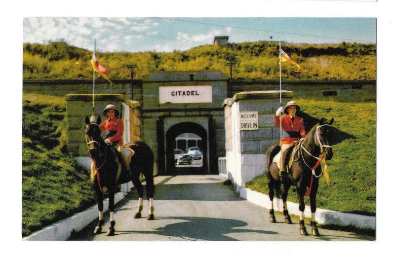 Canada Nova Scotia Halifax Citadel Entrance Bengal Lancers Vintage Postcard