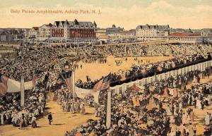 Long Branch New Jersey Along The Boardwalk Street View Antique