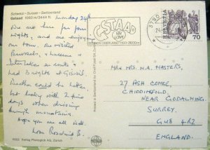 Switzerland Gstaad - posted 1975