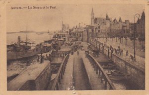 Belgium Anvers Le Steen et le Port