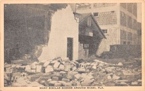 Miami Florida Ruins Disaster Scene Vintage Postcard AA83761