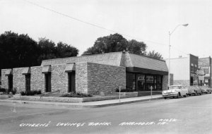 Real Photo Postcard Citizen's Savings Bank in Anamosa, Iowa~121596