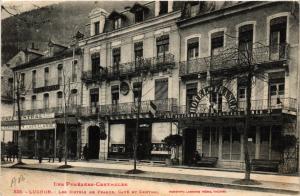 CPA Les Pyrénées - LUCHON - Les Hotels de France Cave et Central (582943)