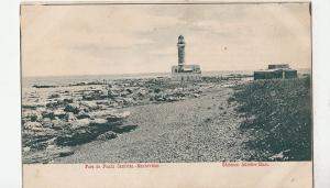 B81296 faro de punta carrotas  montevideo uruguay front/back image