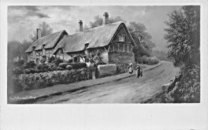 STRATFORD ENGLAND~ANNE HATHAWAY'S COTTAGE~WORCESTER CHIC SERIES PHOTO POSTCARD