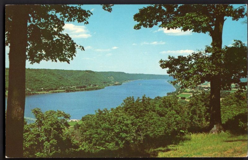 3420) Kentucky OHIO RIVER Scenic View - Chrome