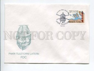 403884 ESTONIA 1995 year Lighthouse First Day COVER