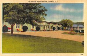 Murphy North Carolina Hiawassee Motor Court Antique Postcard K94727