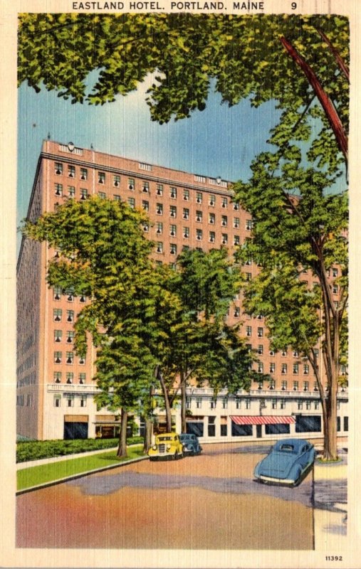 Maine Portland The Eastland Hotel 1942