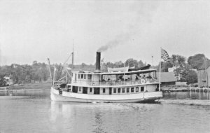 Steamer Newcastle ME in 1902 Real Real Photo Postcard