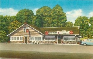 Missouri Cedar Hill Tavern Cafe 1940s Postcard Coca Cola Autos MWM 22-2412