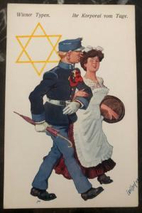 1938 Germany Mint Postcard Eternal Jew Museum Exhibit The Viennese Type 