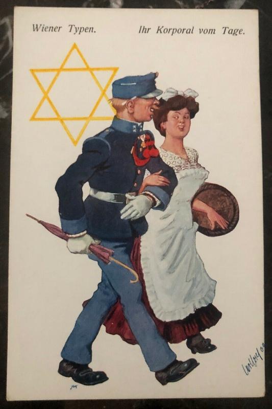 1938 Germany Mint Postcard Eternal Jew Museum Exhibit The Viennese Type 