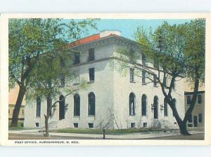 Unused W-Border POST OFFICE SCENE Albuquerque New Mexico NM hs1343