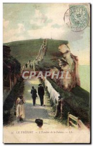 Old Postcard Treport L & # 39escalier cliff