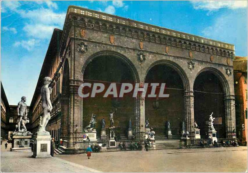 Postcard Modern Firenze the Loggia dei lanzi